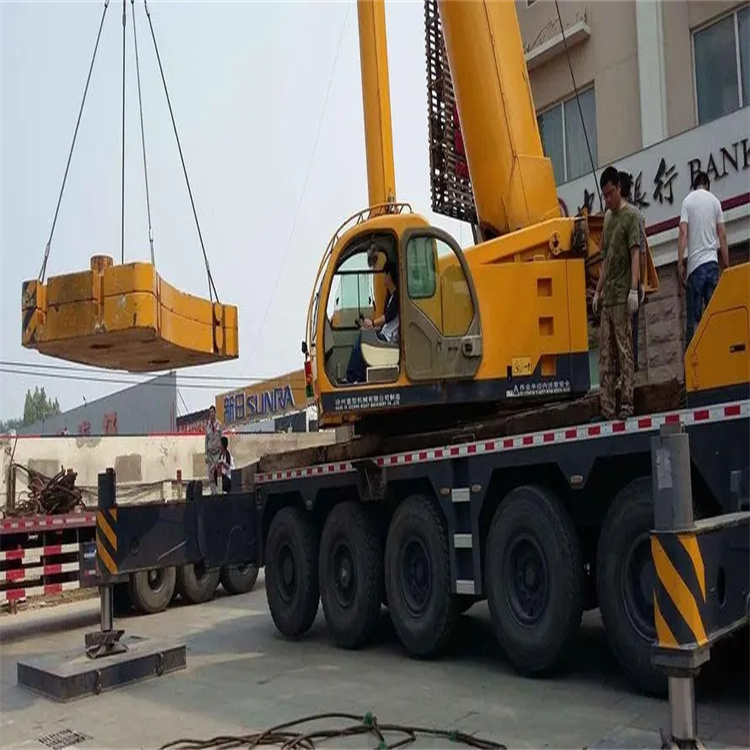 宁化县当地吊车出租|机器吊装|75吨|工厂搬迁服务